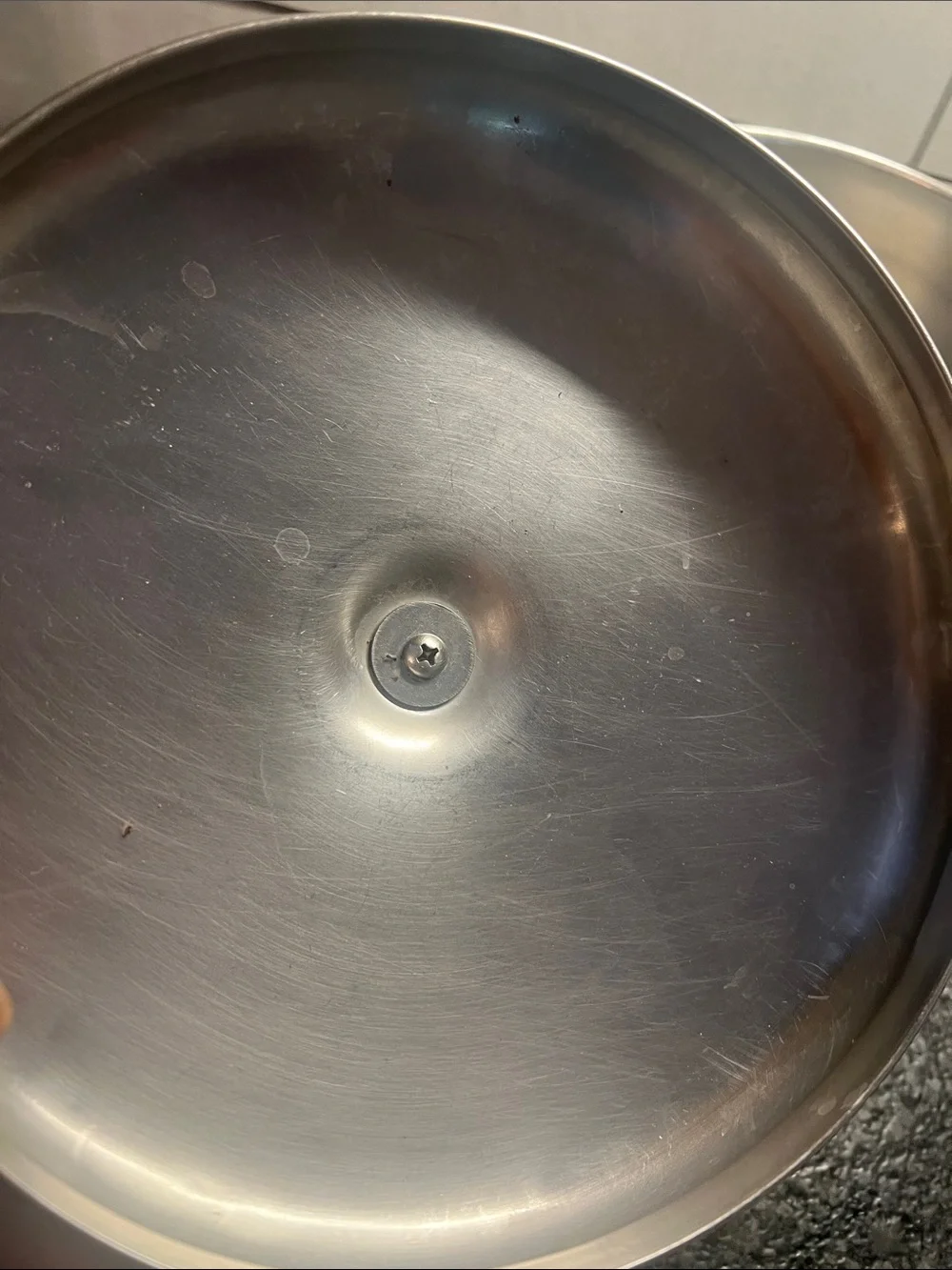 4qt Farberware Stainless Steel Covered Stockpot with Black Handles -